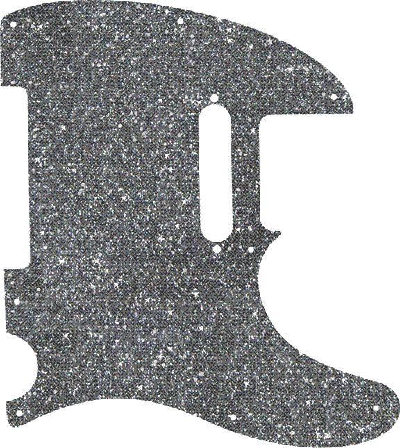 Pickguard 4 Fender Telecaster Guitar Silver Sparkle NEW   FREE 