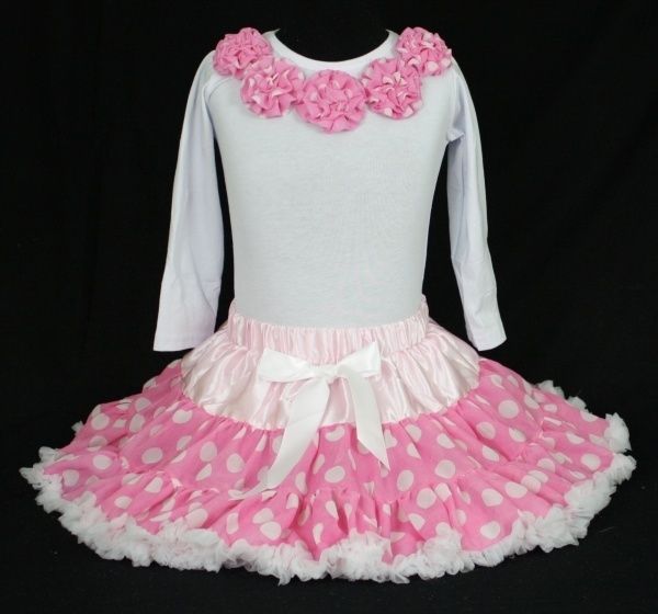 Easter Birthday Minnie Mouse Tutu Pettiskirt Set + Top  