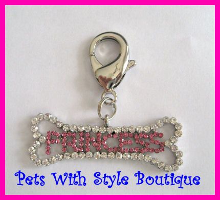 Bling Personalized Leather Dog Harness XS Small  