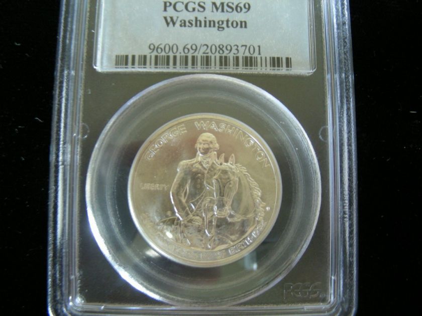 1982 D George Washington Half Dollar, PCGS MS 69 SILVER 