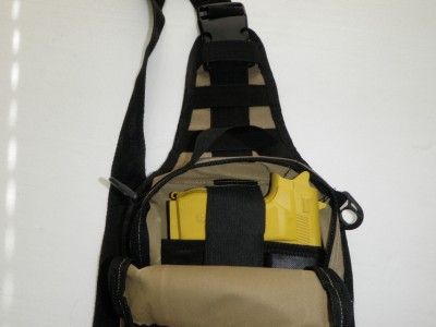 Concealed Carry Tactical Holster Pack TAN  