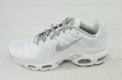 NIKE AIR MAX PLUS 1.5 TN 426882 101 WHITE METALLIC SILVER TUNED AIR 10 