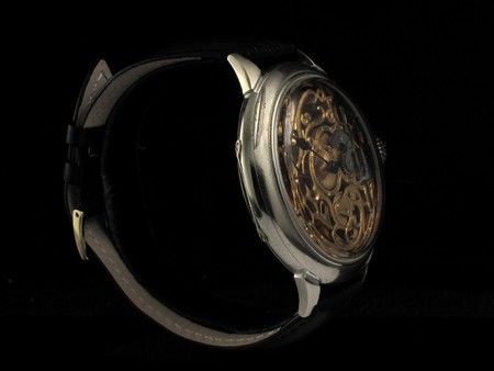   OMEGA SWITZERLAND Vintage SKELETON Watch GOLD AMERICAN EAGLE  