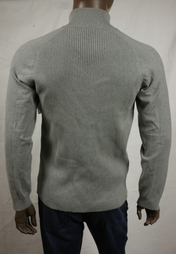 BRAND NEW MENS INC INTERNATIONAL CONCEPTS HALF ZIP RIBBED KNIT 