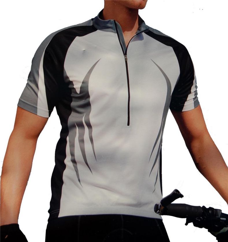 Mens Sublimated Print Coolmax Biking Cycling JerseyWT  