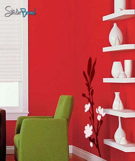 Vinyl Wall Decal Sticker Flower Design Floral  