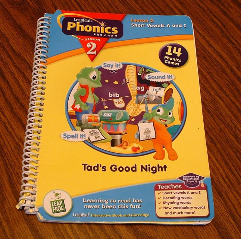 Leap Pad  Tad’s Good Night  Book ONLY Used  