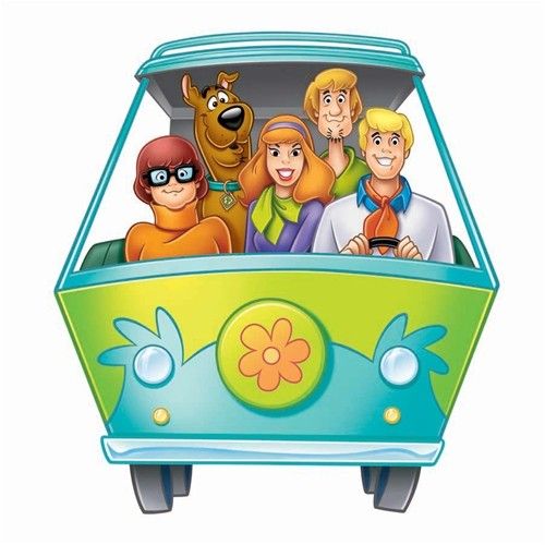 New MYSTERY MACHINE WALL DECALS Scooby Doo Van Stickers 034878094021 