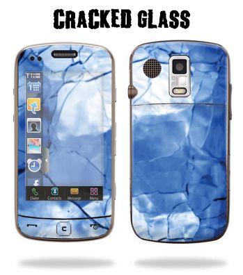 Vinyl Skin Decal for SAMSUNG ROGUE SCH U960 – Cracked Glass  