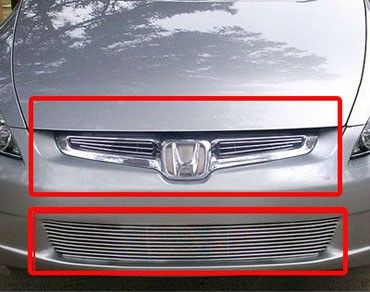 03 05 Honda Accord Sedan Up + Low Combo Billet Grille  