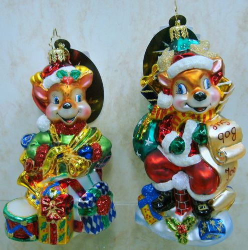 RADKO Kitty Cares Pediatric Cancer ORNAMENT Cat 97SP23  