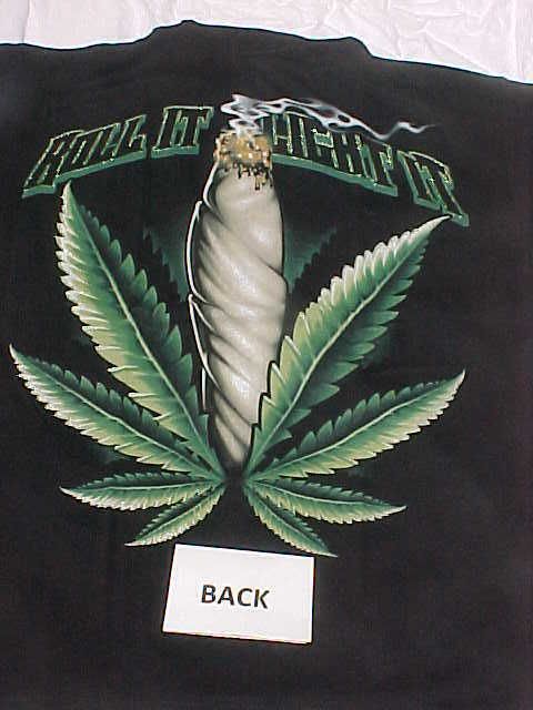 CANNABIS, MARIJUANA LEAF NEW T SHIRT ROLL IT HIGHT IT.  