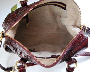 295 Brahmin Stacey Satchel Wine Melbourne  