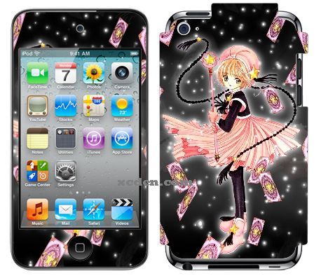 Sakura Card Captor iPod Touch 4G Vinyl Skin Sticker  