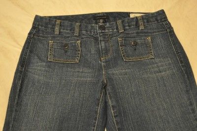   denim Mid Rise Skinny Leg CROP JEANS 8  