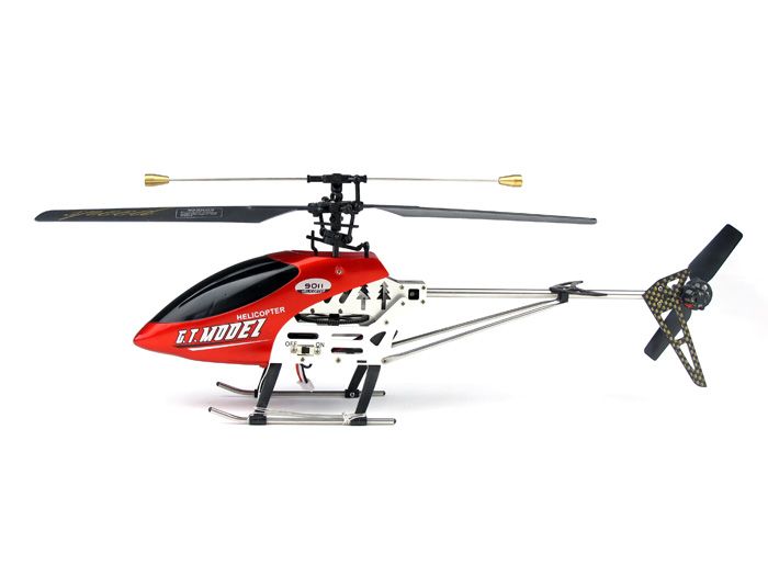 9011 Metal Single Blade 3.5ch Gyro RC Helicopter LCD Display Remote G 