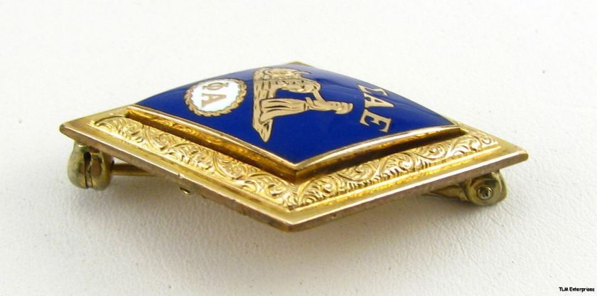 SIGMA ALPHA EPSILON   fraternity Vintage Large PIN  