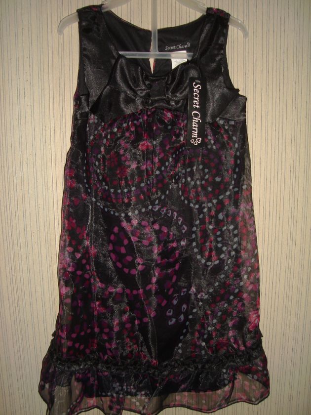 Secret Charm Sheer Dress Size 5 Brand New  