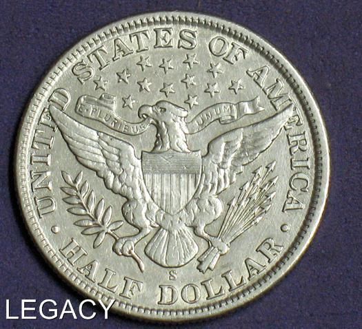 1907 S BARBER HALF DOLLAR BETTER DATE SAN FRAN (GOS  