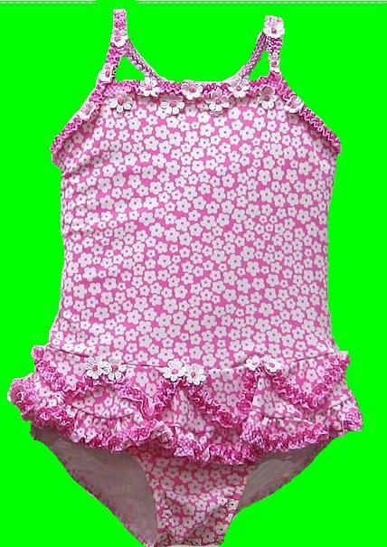 NWT KATE MACK Daisy Dance 1pc Skirted Swimsuit 2T 3T 4T  