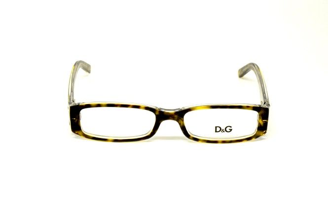 DOLCE GABBANA D&G DD 1179 556 S.49 RX GLASSES TORTOISE CLEAR 