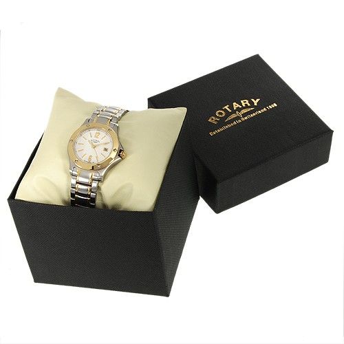 Rotary Ladies Quartz Date Watch MSRP $435.00  