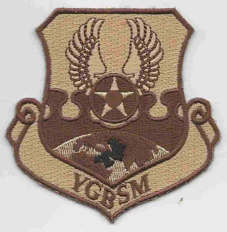 480th FIGHTER SQUADRON YGBSM SHIELD(AFCENT)desert patch  