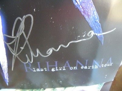 SIGNED/AUTOGRAPHED Rihanna Concert Program  