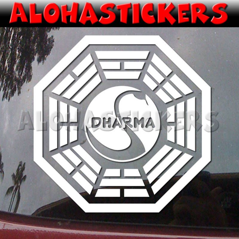 LOST DHARMA INITIATIVE SWAN STATION Decal Sticker L60  
