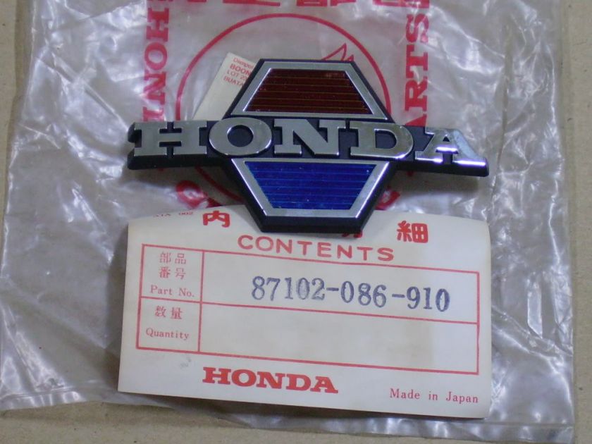 HONDA C50 C70 C90 PASSPORT LEGSHIELD LOGO BADGE EMBLEM on PopScreen