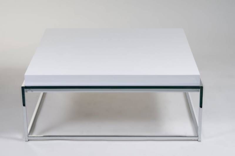 MODERN Contemporary Modern WHITE END SIDE Table 27115  