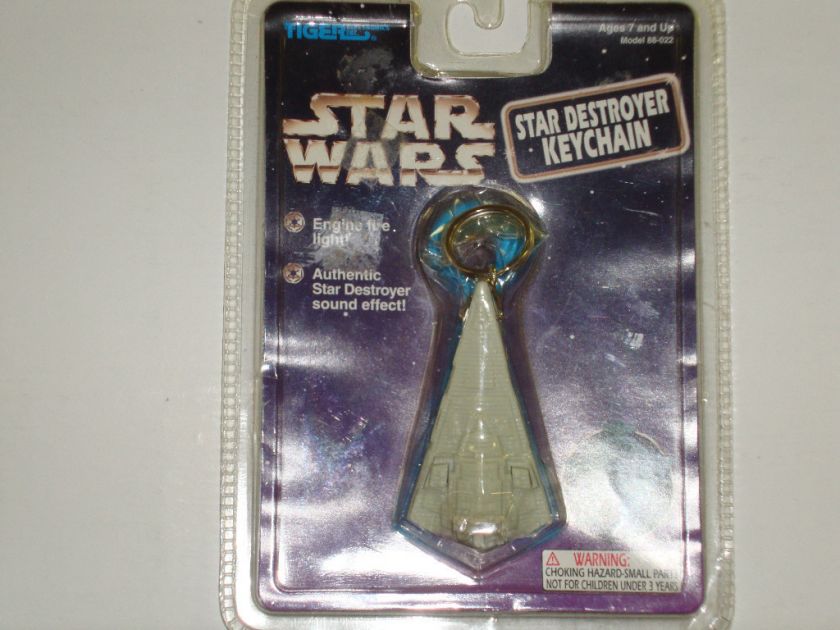     Star Destroyer Keychain   With Sound Effects & Lights   1997  