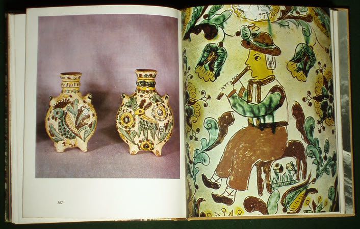 BOOK Ukrainian Hutsul Painted Pottery folk art ceramic tile art 