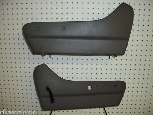 Lower Seat Trim Gray caravan voyager town & country  