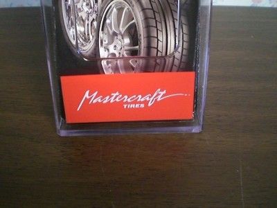 MASTERCRAFT TIRE ADVERTISING BROCHURE LUCITE DISPLAY  