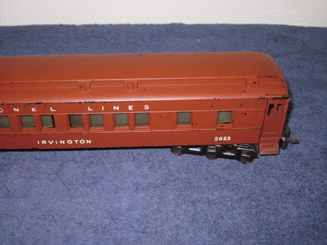 RARE LIONEL PREWAR 2623 IRVINGTON TUSCAN PASSENGER CAR  