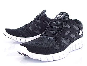 NIKE FREE RUN 2 + ANTHRACITE BLACK 10.5 US 443815 010  