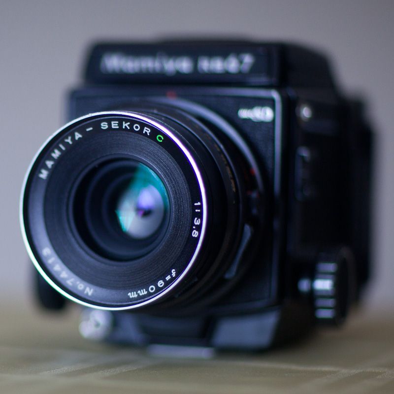 Mamiya RB67 Pro SD Camera with Mamiya RB67 Sekor C 90mm F/3.8 Lens and 