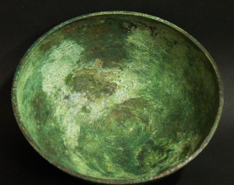 APHRODITE  ANCIENT GREEK BRONZE BOWL  