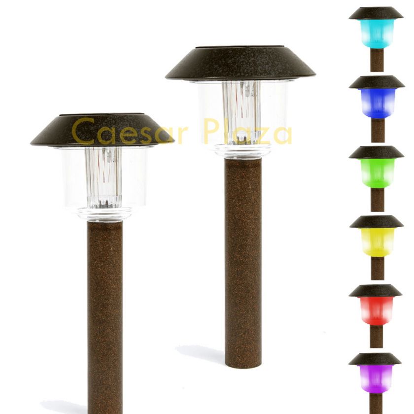 NEW 12 Antique Bronze Color Changing LED Solar Lights 6938522510285 