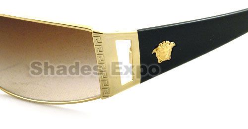 NEW VERSACE SUNGLASSES VE 2021 BLACK 1002/13 AUTH  