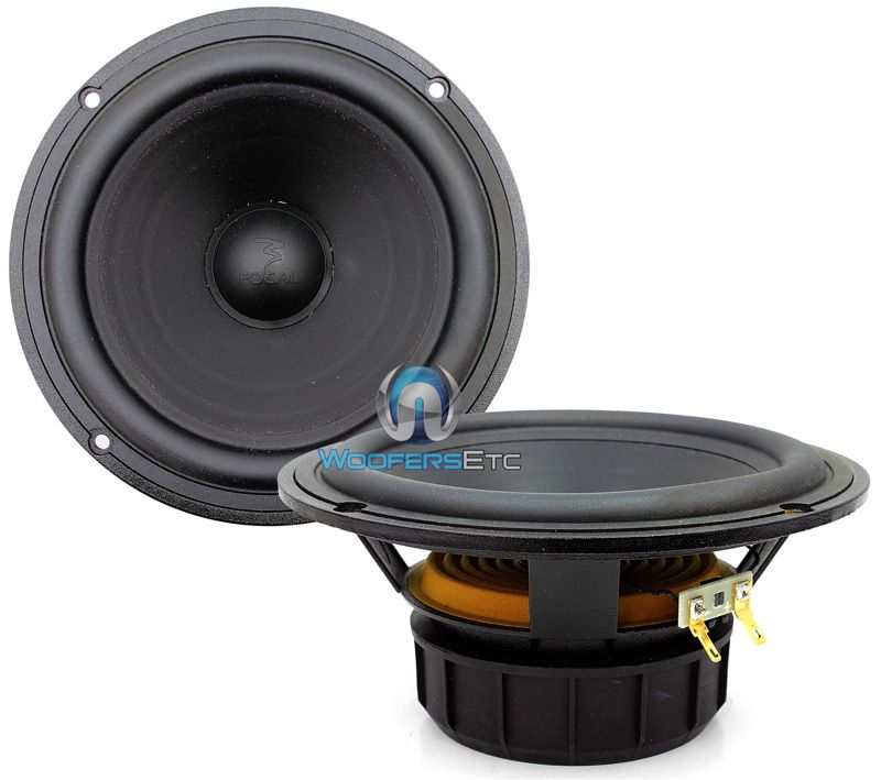   6H1 FOCAL 6.5 MIDRANGES MIDBASS COMPONENT CAR SPEAKERS MADE IN FRANCE