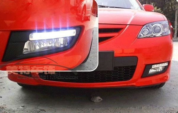   LED Car Daylight Running Light DRL Fog Day Driving Lamp White  