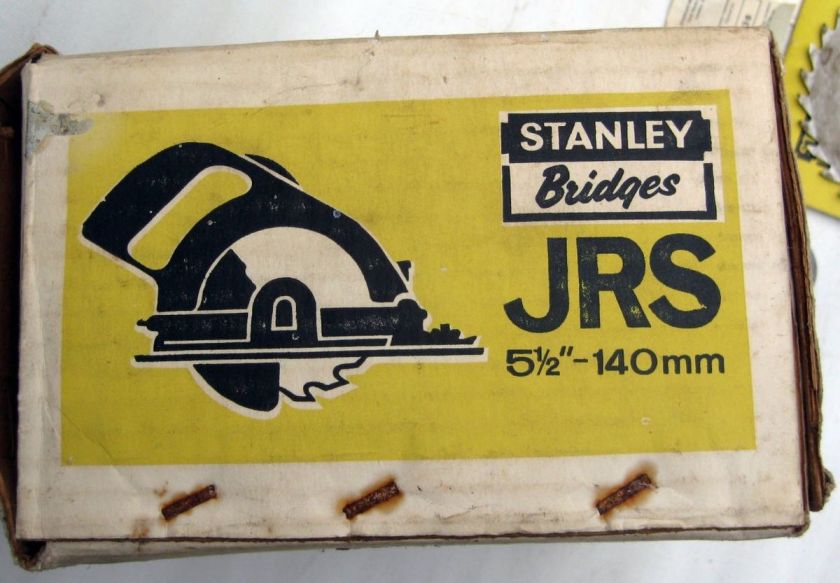 VINTAGE STANLEY BRIDGES CIRCULAR SAW ATTACHMENT IN BOX  