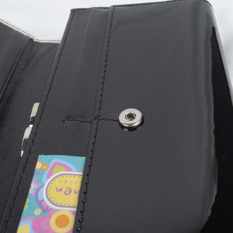 elegant 6 color card handbag women clutch wallet/purse  
