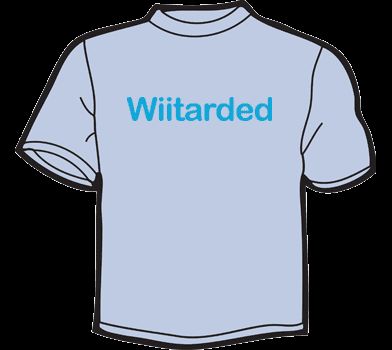 WIITARDED T Shirt WOMEN wii game gamer retro emo punk  