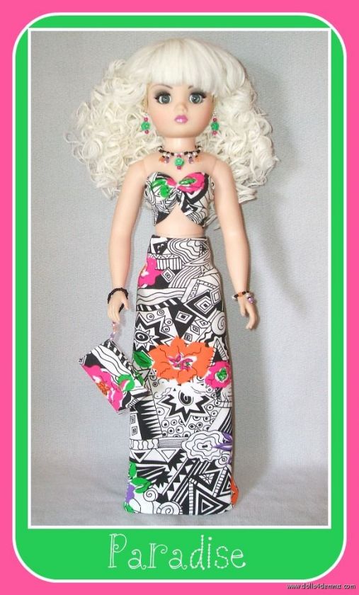   pc FASHION PURSE JEWELRY 4 CISSY DOLL sexy tropical custom d4e  