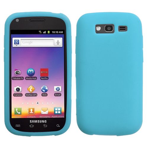MYBAT Solid Skin Cover (baby Blue) for SAMSUNG T769 (Galaxy S Blaze 4G 