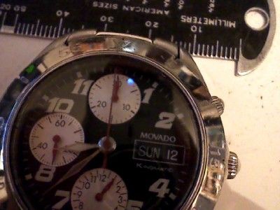 VALJOUX 7750 DD MOVADO KINGMATIC AUTO CHRONOGRAPH 4U2FIX MOVEMENT 