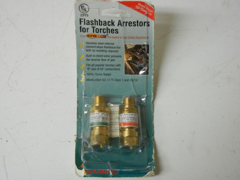 IBEDA INC. SUPERFLASH 616226 02070 NEW OXYGEN/ACETYLENE FLASHBACK 